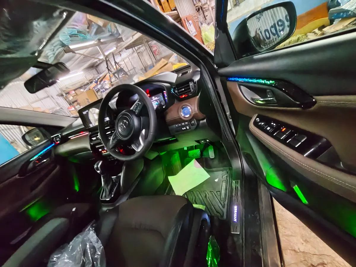 Interior Ambient Lighting Kit — after