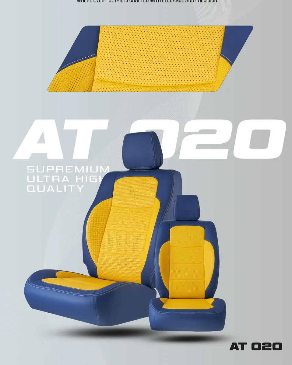 Autotech AT020 Custom-Fit Leatherette Car Seat Cover