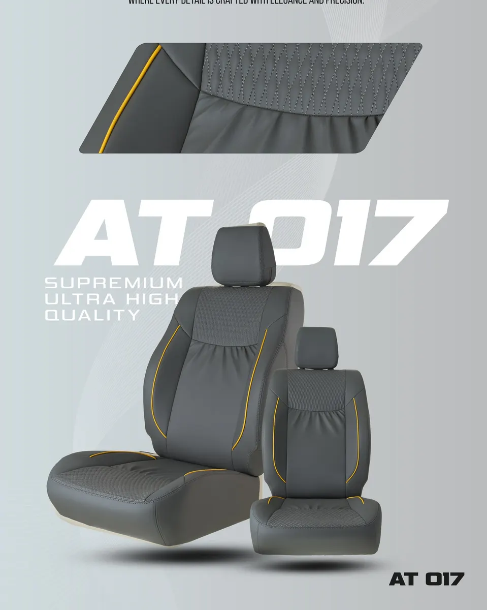 Autotech AT017 Custom-Fit Leatherette Car Seat Cover