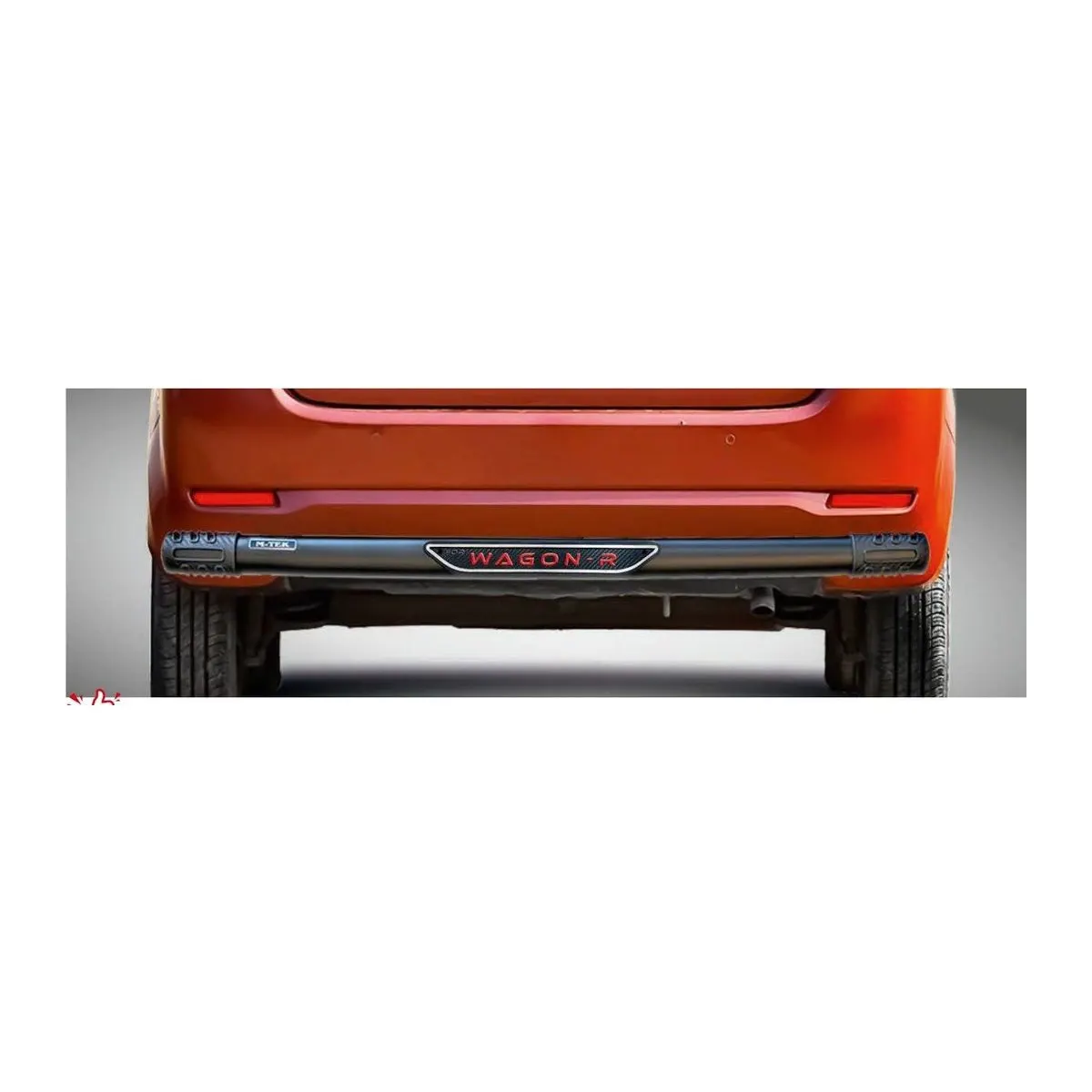 MTEK Rear Bumper Protector For Maruti Wagon R