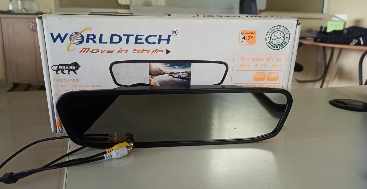Worldtech WT-TFT471 Rearview Mirror Monitor