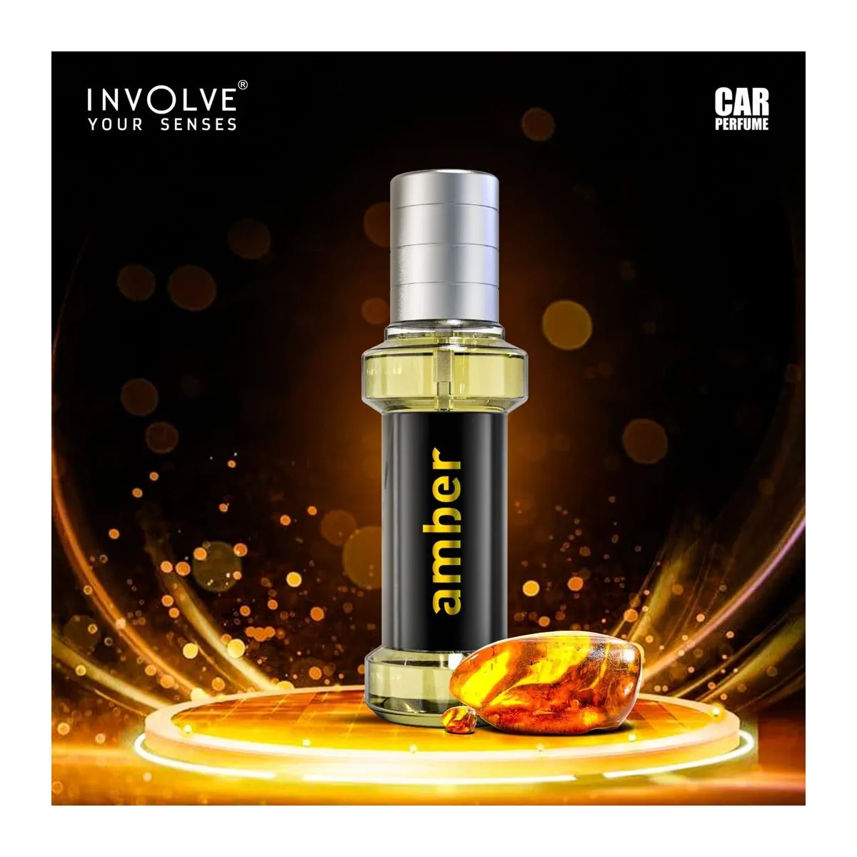 Involve Elements Amber Car Perfume Spray | 30ml Gas-Free Fine Fragrance