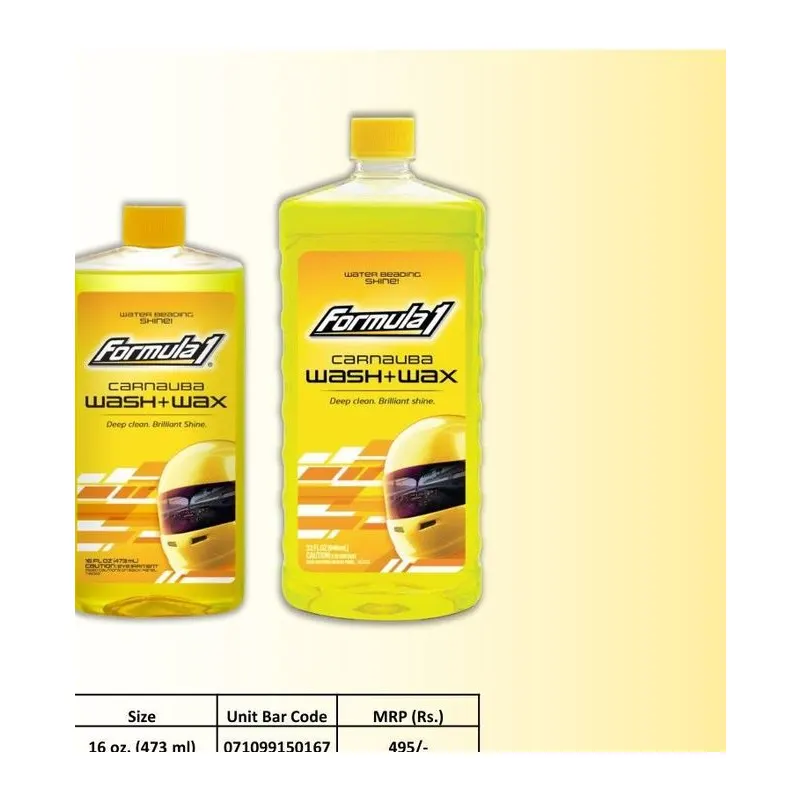 Formula 1 Carnauba Wash & Wax — 32 Oz.