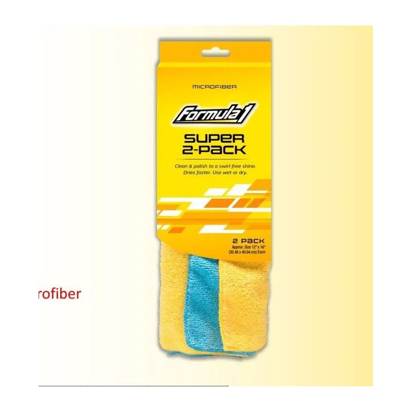 Formula 1 Super 2-Pack Microfiber Towels
