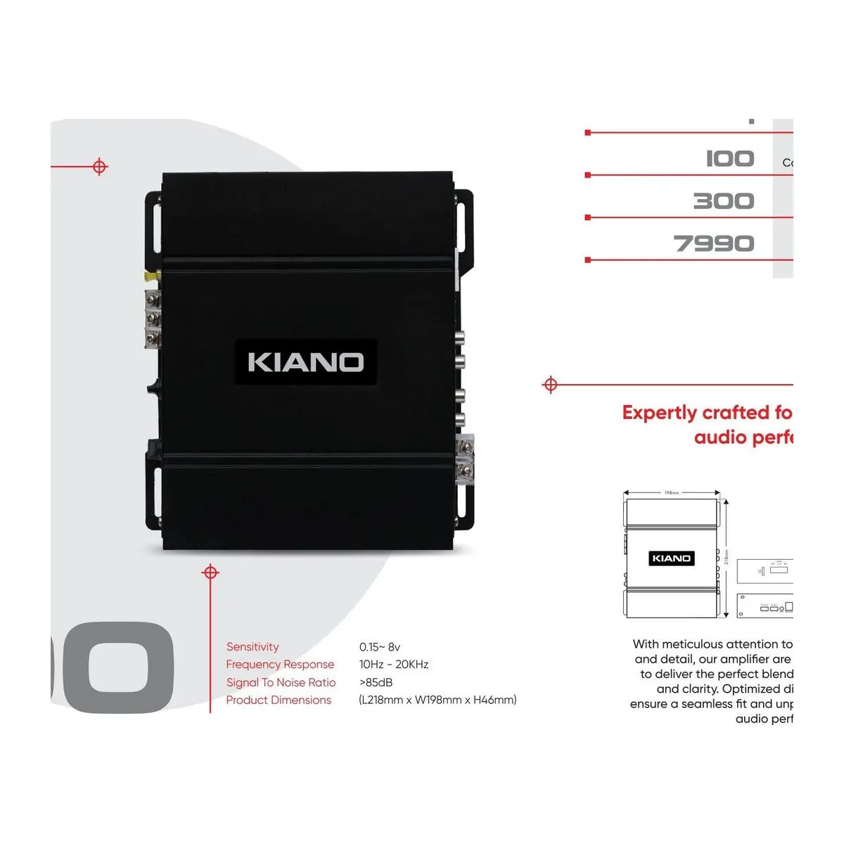 KIANO K100 Mono Amplifier