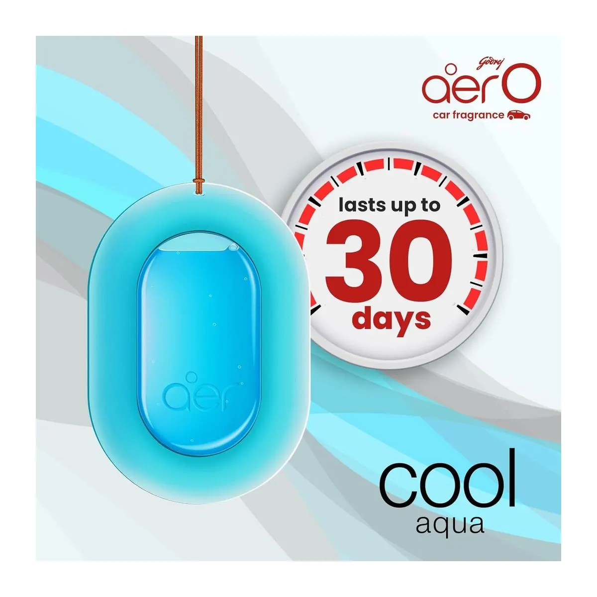 Godrej Aer O Cool Aqua Hanging Car Air Freshener — view 2