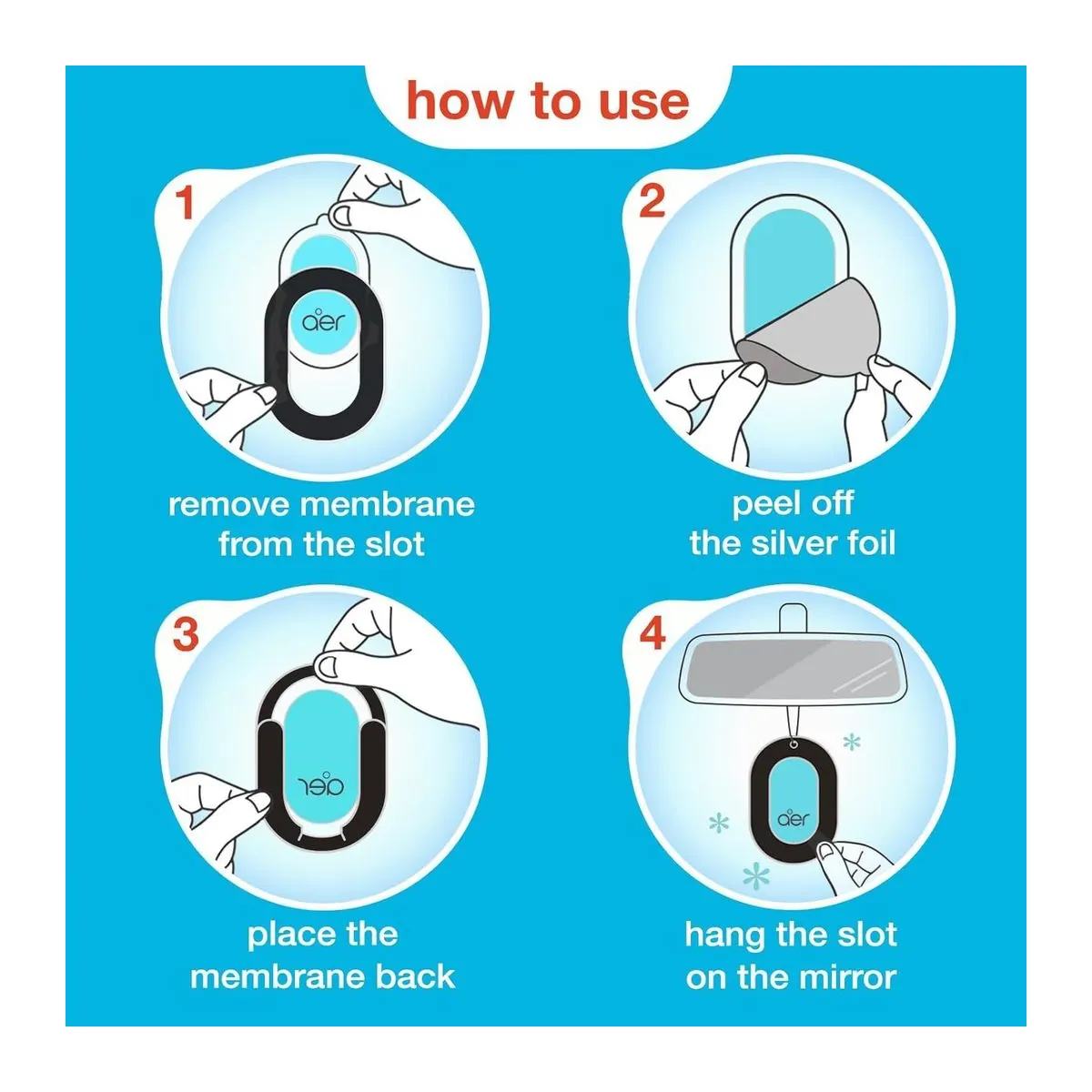 Godrej Aer O Cool Aqua Hanging Car Air Freshener — view 3