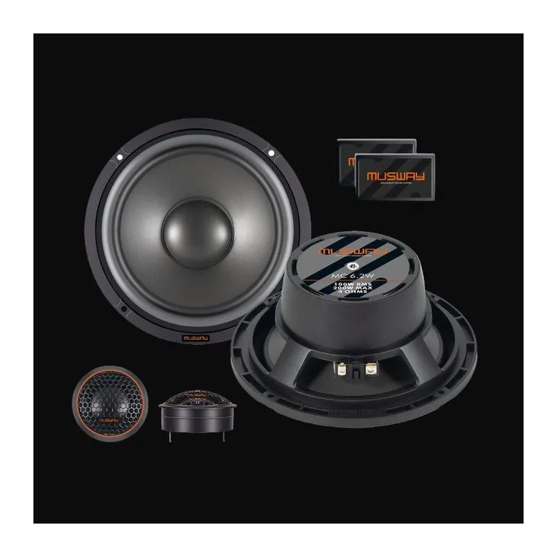 Musway MC 6.2C 6.5" Component Speakers