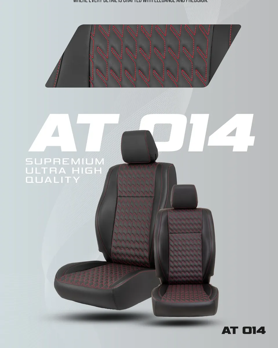 Autotech AT014 Custom-Fit Leatherette Car Seat Cover