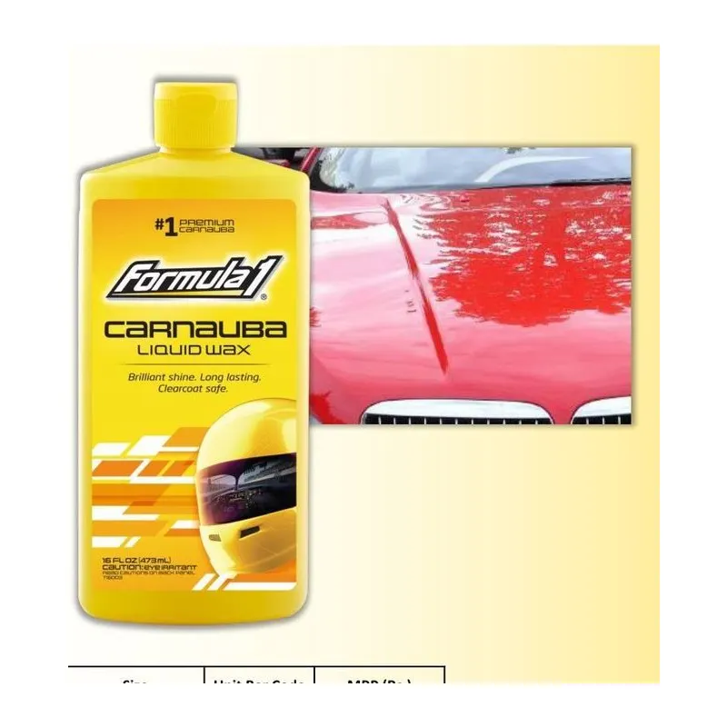 Formula 1 Liquid Wax