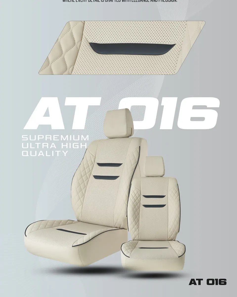 Autotech AT016 Custom-Fit Leatherette Car Seat Cover