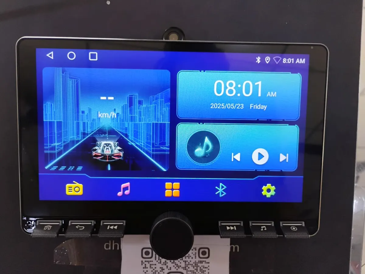 Gemstone QLED Android Car Stereo, Dual Knob Control