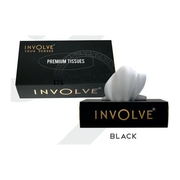 Involve Premium Tissues Car Tissue Box — Black