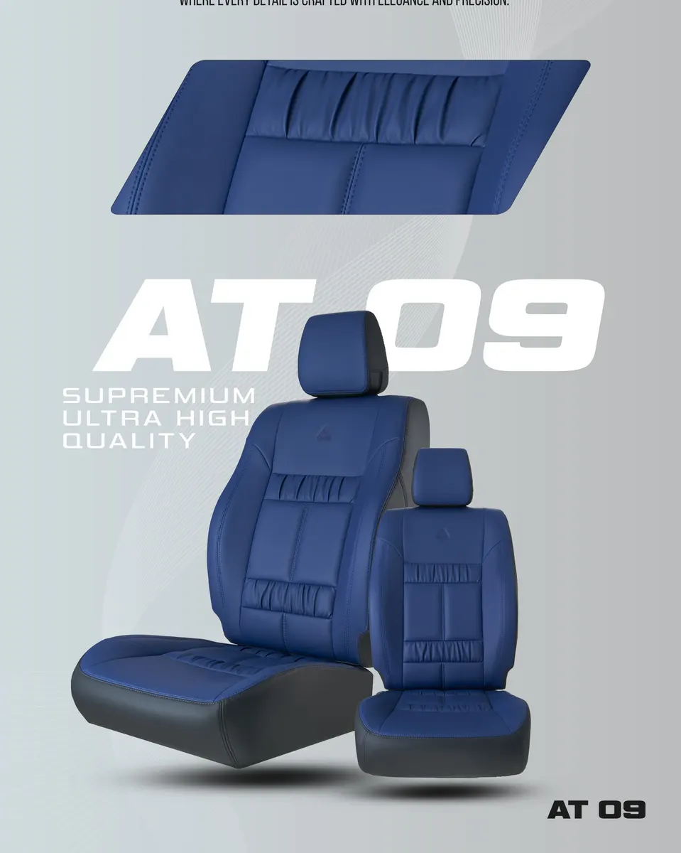 Autotech AT09 Custom-Fit Leatherette Car Seat Cover