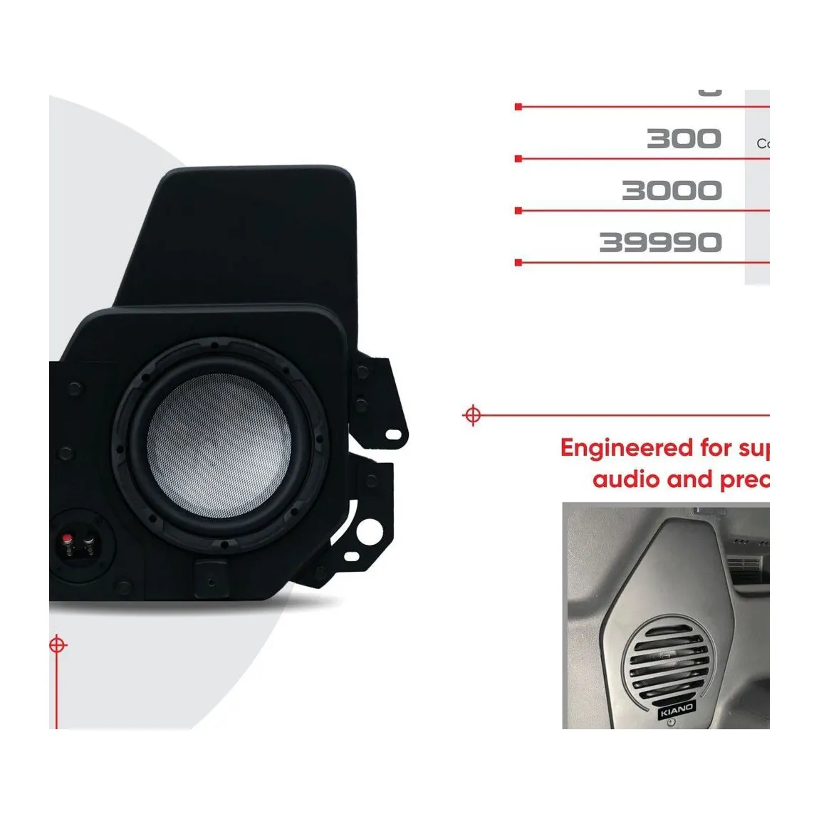 KIANO Adapt Subwoofer Enclosure — Innova Hycross & Invicto