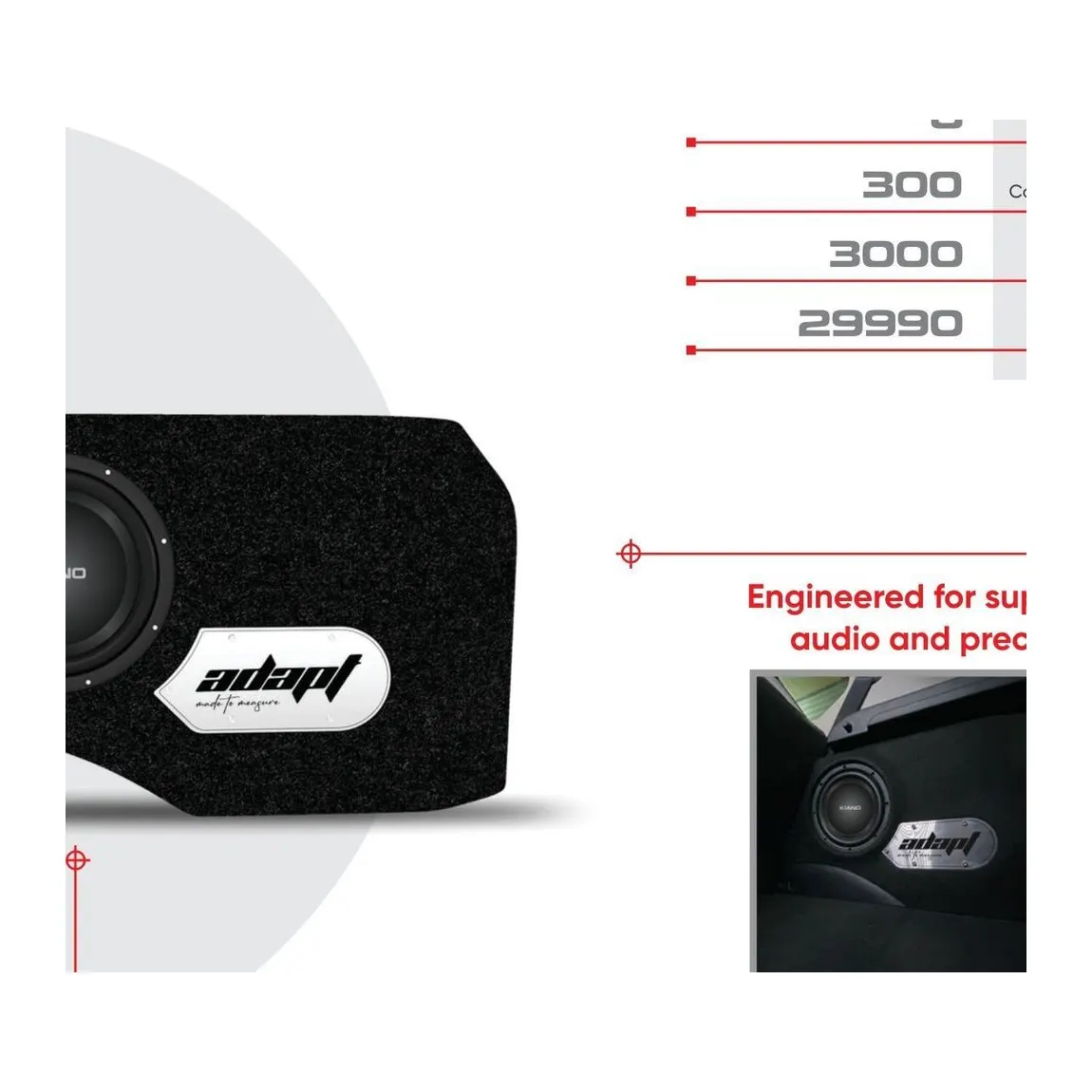 KIANO Adapt Subwoofer Enclosure — Hyundai Creta (2020/2024)