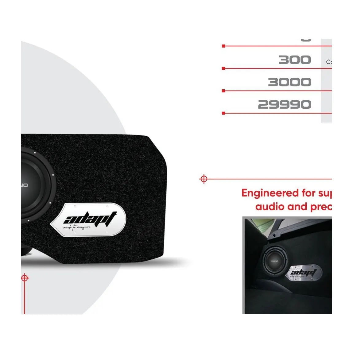 KIANO Adapt Subwoofer Enclosure — Kia Seltos (2020/2023)