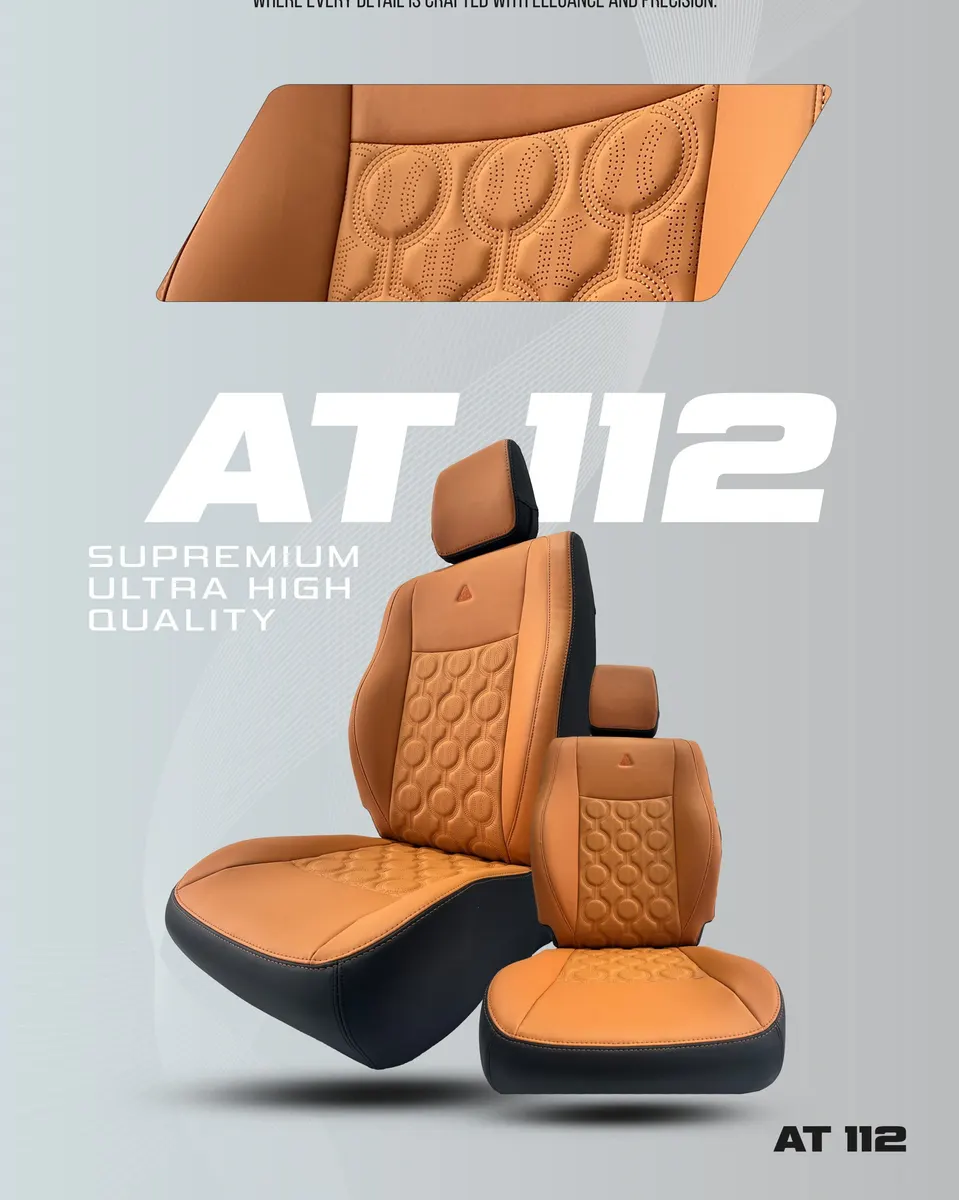 Autotech AT112 Custom-Fit Leatherette Car Seat Cover