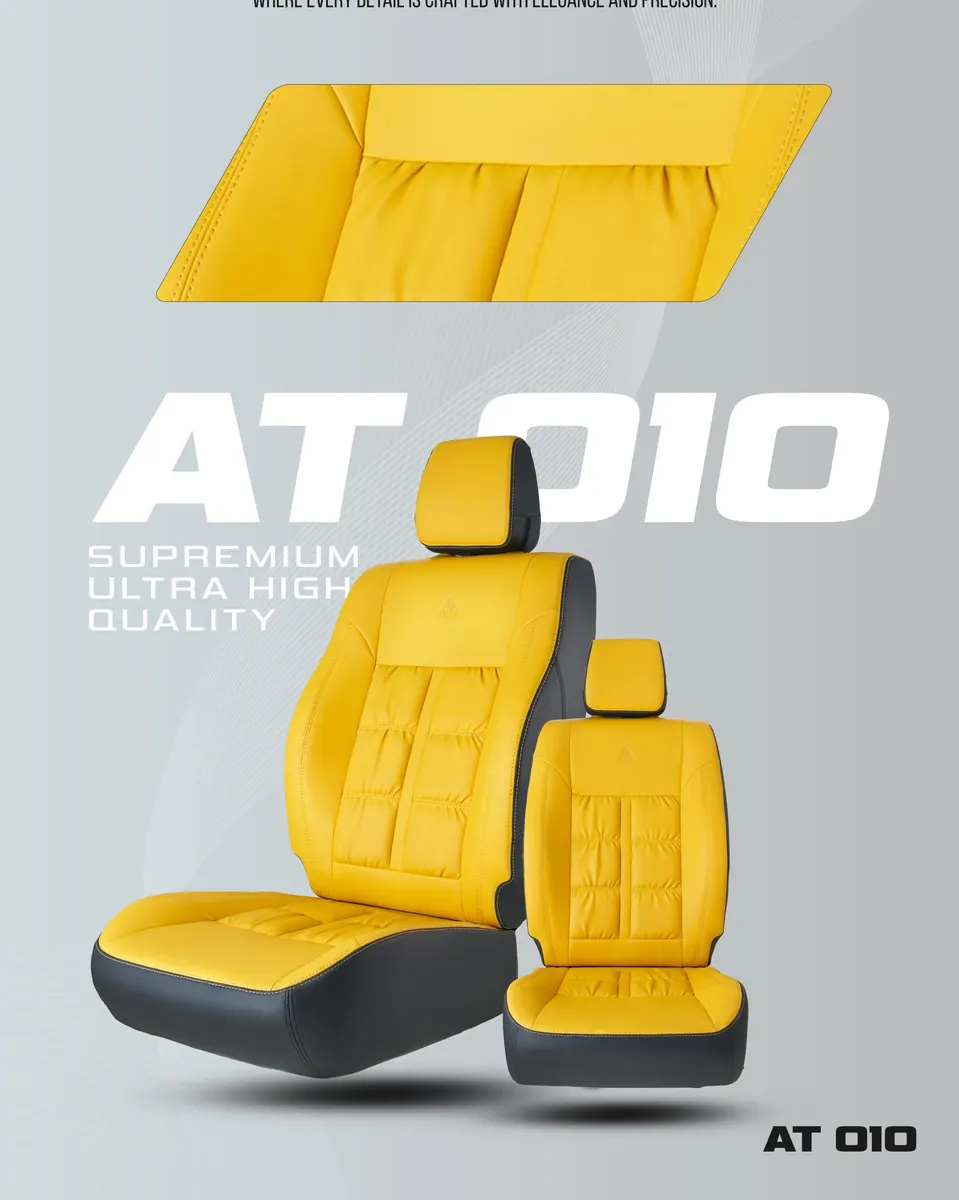 Autotech AT010 Custom-Fit Leatherette Car Seat Cover