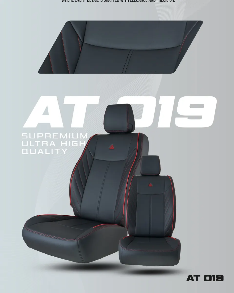 Autotech AT019 Custom-Fit Leatherette Car Seat Cover