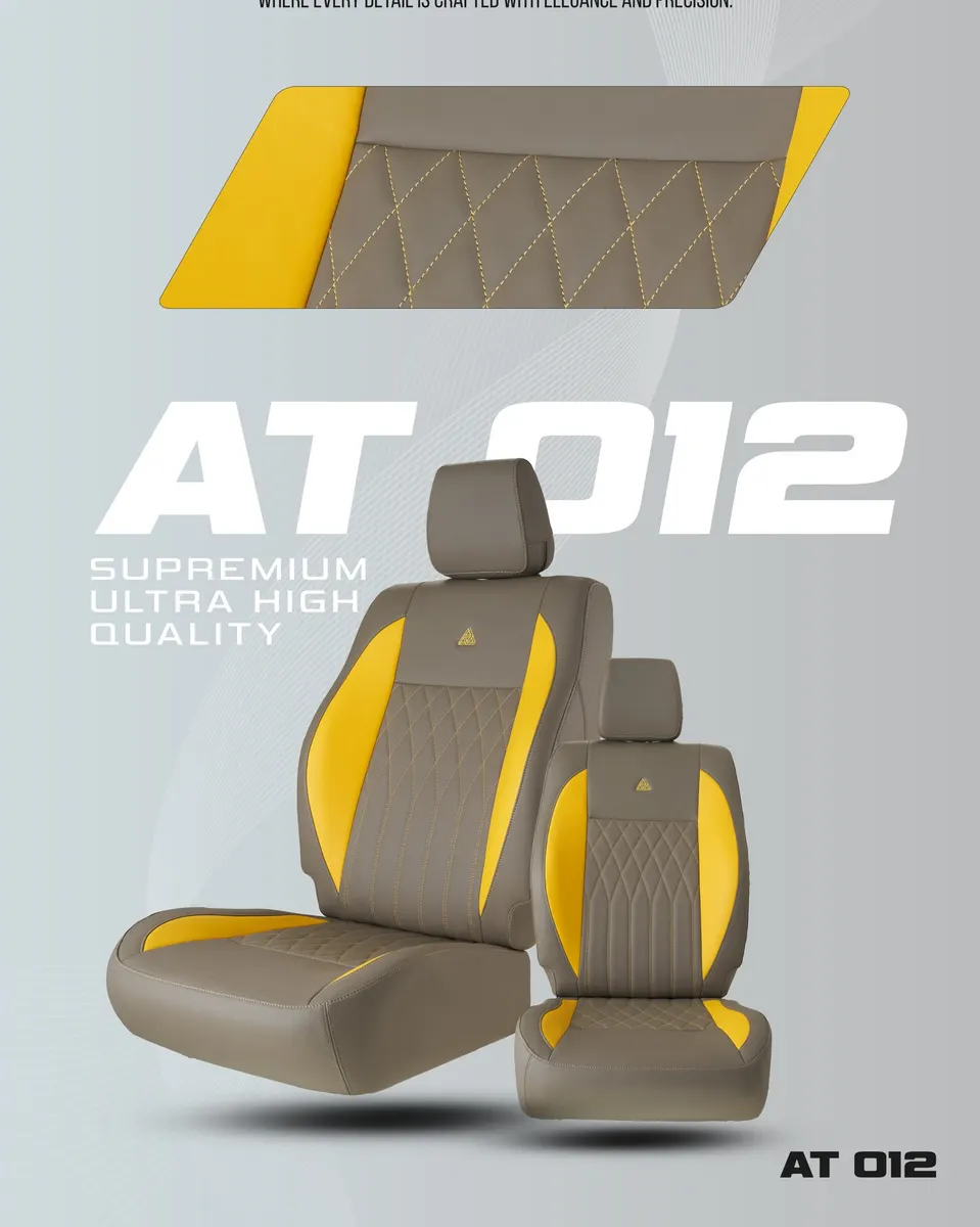 Autotech AT012 Custom-Fit Leatherette Car Seat Cover