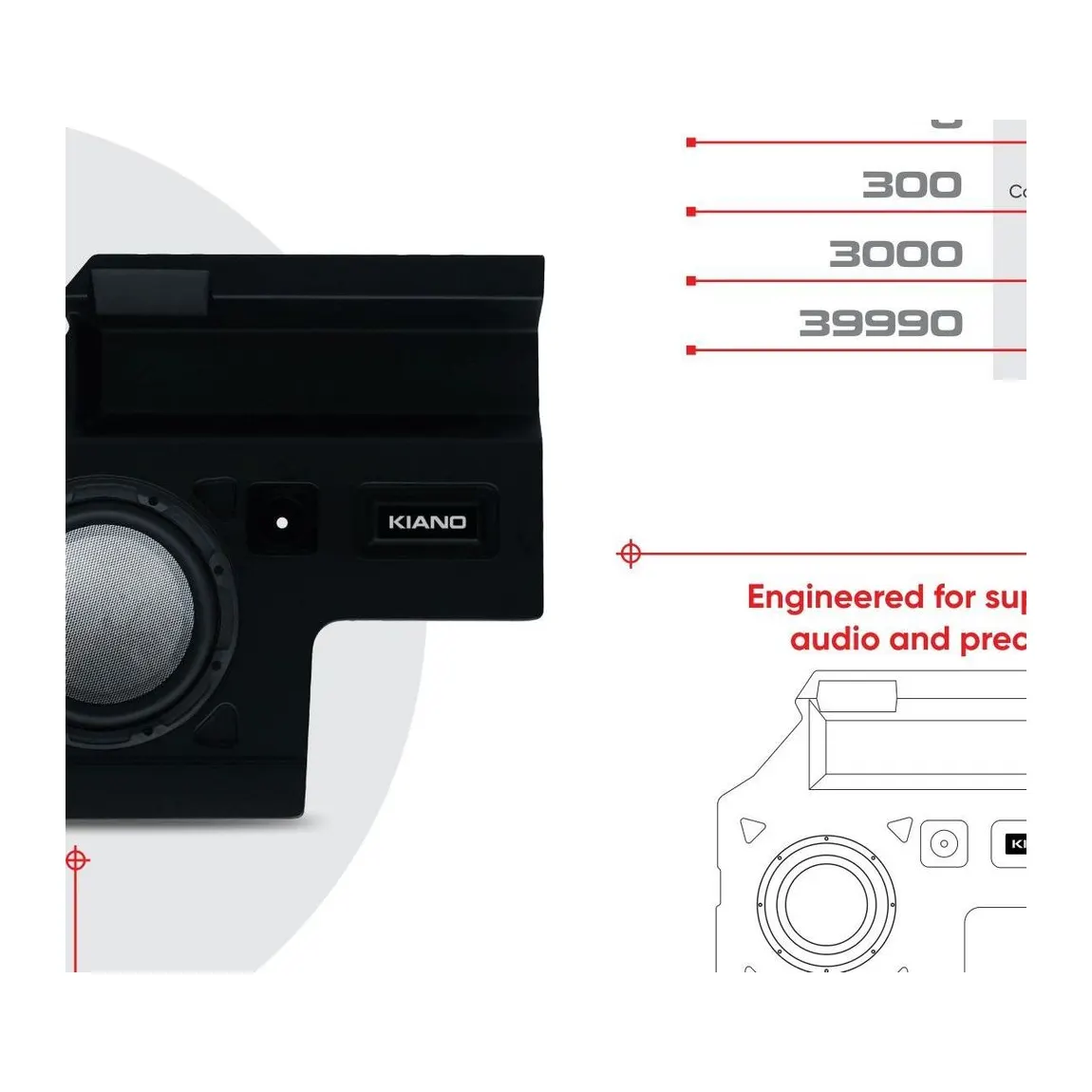 KIANO Adapt Subwoofer Enclosure — Tata Harrier
