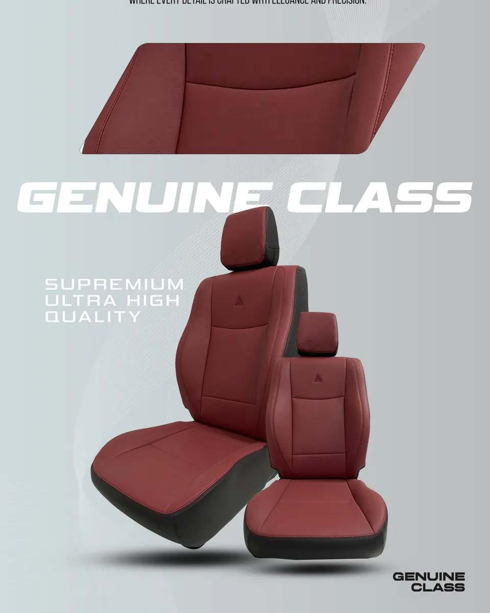 Autotech Genuine Class Custom-Fit Leatherette Car Seat Cover