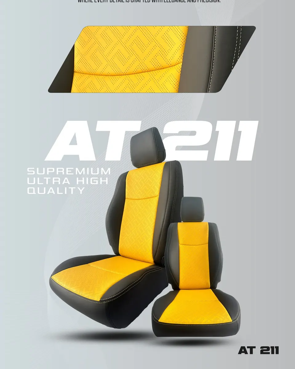 Autotech AT211 Custom-Fit Leatherette Car Seat Cover