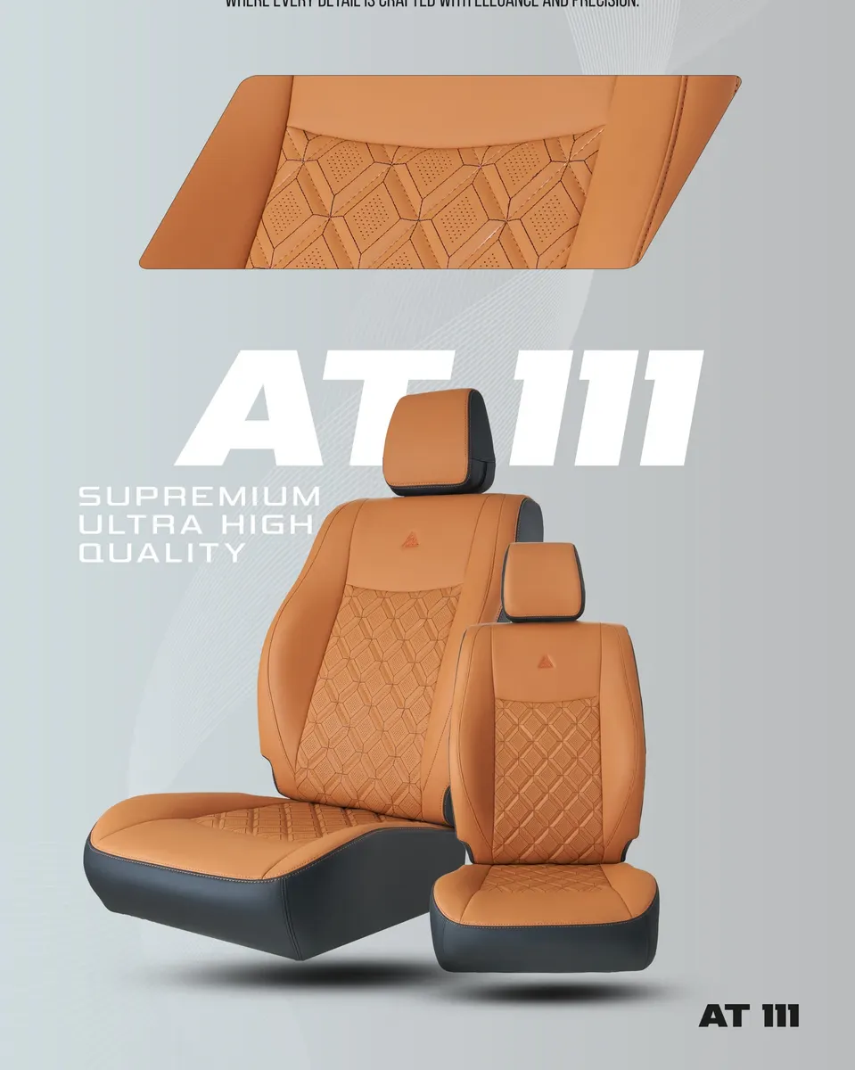 Autotech AT111 Custom-Fit Leatherette Car Seat Cover