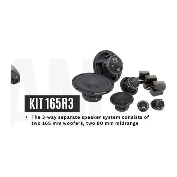 BLAM KIT 165R3 3-Way Component Speaker